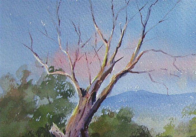 El Árbol seco - 50 X 35 cms --------------> VENDIDA