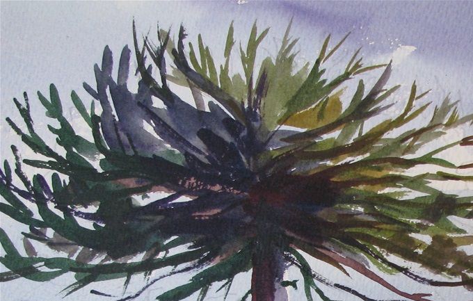 Cordillera en Verano - 40 x 30 cms ---------> Vendida