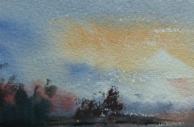 Laguna en calma-35x50- año 2019 ------>VENDIDA