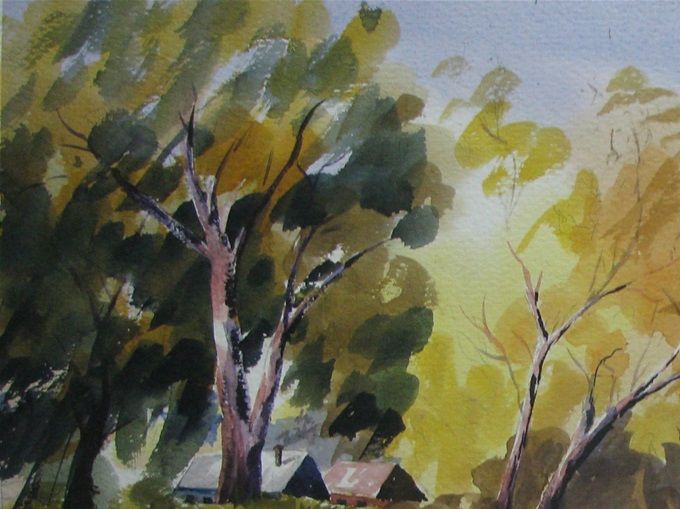 Reflejos de otoño - 35x50 - año 2015 ---->VENDIDA