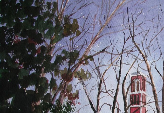 Plaza-Esquina - 35x50 cms - año 2019 ----->DISPONIBLE