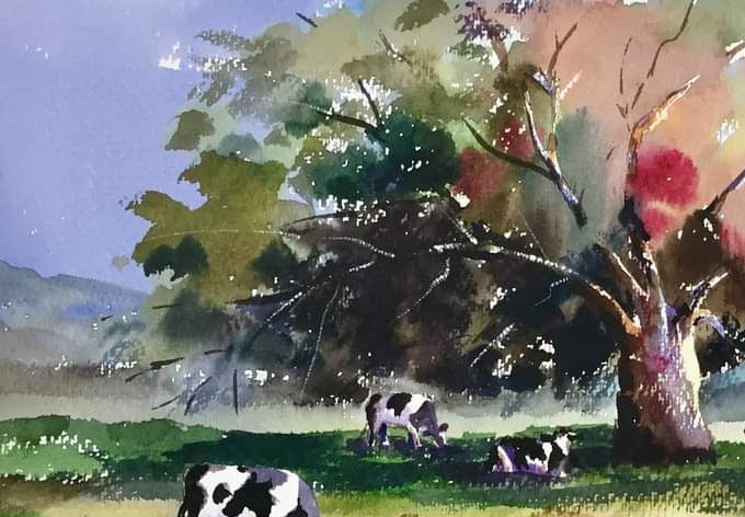 Sur de Chile - 35x50 año 2018- (Estuvo en Ushuaia-Arg.) -------> VENDIDA