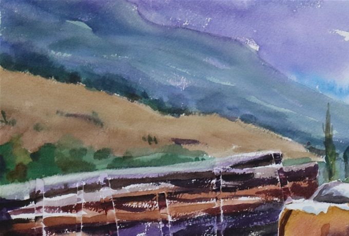 Descanso en el vado -35x50-año 2021-------->DISPONIBLE