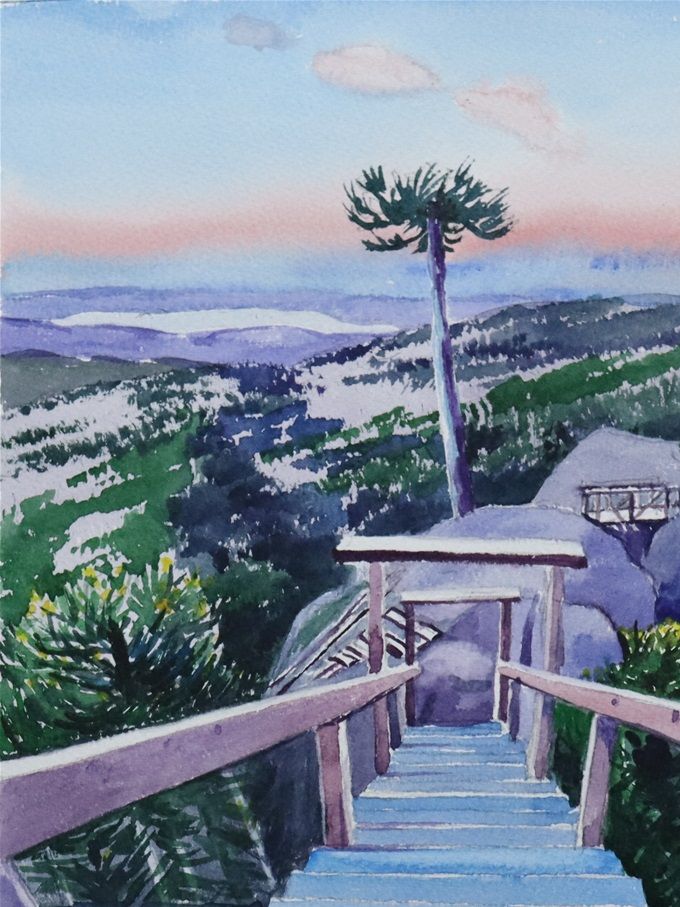 Escalera Piedra del Aguila - 35x50 - Año 2022 -..... VENDIDA